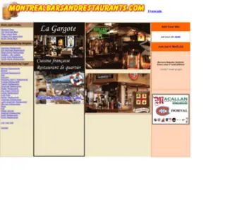 Bar-Resto.com(The Montreal Bar and Restaurant Page Montreal) Screenshot