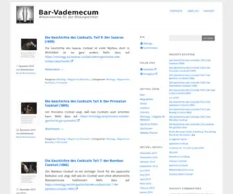 Bar-Vademecum.de(Bar-Vademecum › Wissenswertes für den Bildungstrinker) Screenshot