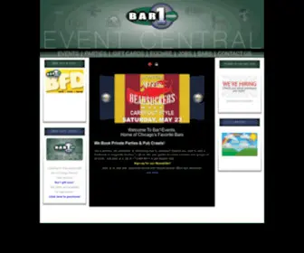 Bar1Events.com(Bar1Events) Screenshot
