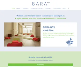 Bara-Zutphen.nl(BARA N53 is een prachtige locatie in Zutphen. Er worden dagelijks diverse lessen gegeven) Screenshot