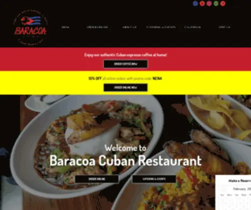 Baracoacubanrestaurant.com(Baracoacubanrestaurant) Screenshot