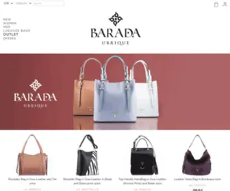 Baradaluxury.com(Luxury Leather Handbags) Screenshot