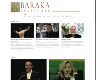 Barakainstitute.org(Transformation through spiritual experience) Screenshot