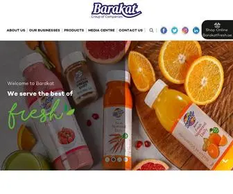 Barakatgroup.ae(Barakat) Screenshot