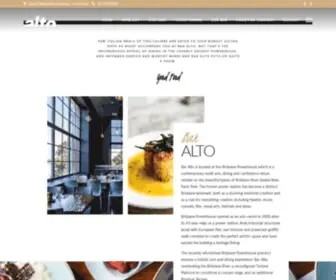 Baralto.com.au(Bar Alto) Screenshot