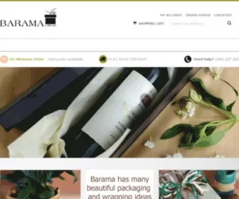 Barama.com.au(Barama Quality Gift Packaging) Screenshot