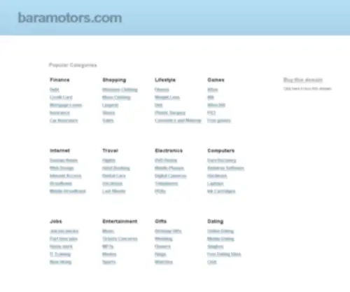 Baramotors.com(Baramotors) Screenshot