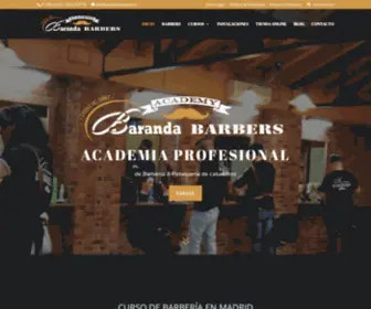 Barandabarbers.es(Curso de barberia en Madrid) Screenshot