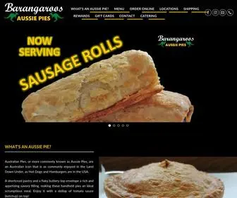 Barangaroospies.com(Barangaroos Aussie Pies) Screenshot