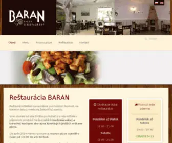 Baranrestaurant.eu(Úvod) Screenshot