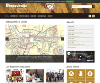 Baraqueville.fr(Mairie de Baraqueville) Screenshot