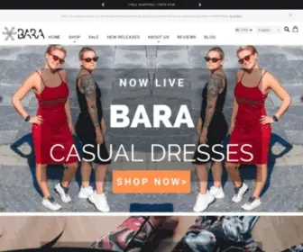 Barasportswear.com(BARA Sportswear) Screenshot