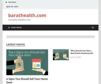 Barathealth.com(Just another WordPress site) Screenshot