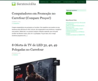 Baratosdodia.com(Baratos do Dia) Screenshot