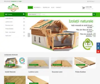 Baratsystem.ro(Magazin online de materiale pentru izolarea termica si fonica a casei) Screenshot