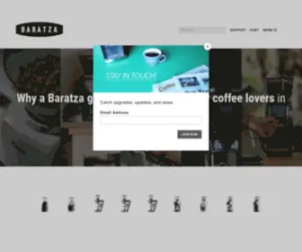 Baratza.com(Baratza Home) Screenshot
