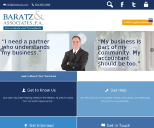 BaratzcPa.com(Accountant in Marlton) Screenshot