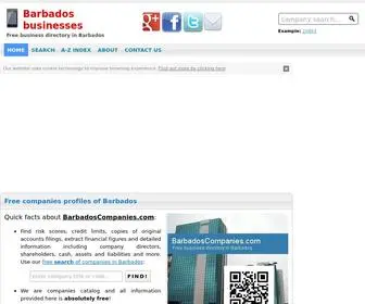 Barbadoscompanies.com(With over 38) Screenshot