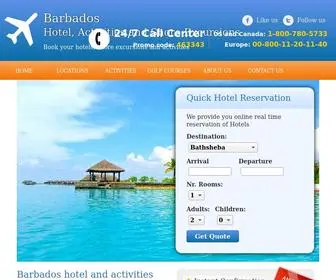 Barbadosguide.com(Online Hotel reservation) Screenshot