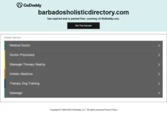 BarbadosholistiCDirectory.com(Uniting the Holistic Community in Barbados) Screenshot