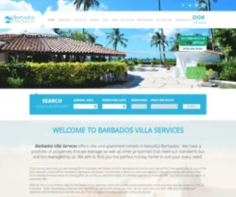 Barbadosvillaservices.com(Villas & Apartments to rent from Barbados Villa Services) Screenshot