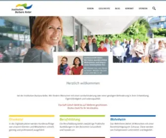 Barbara-Keller.ch(Institution Barbara Keller) Screenshot
