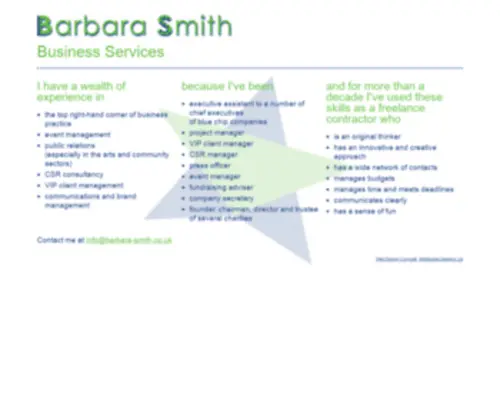 Barbara-Smith.co.uk(Barbara Smith Business Services) Screenshot