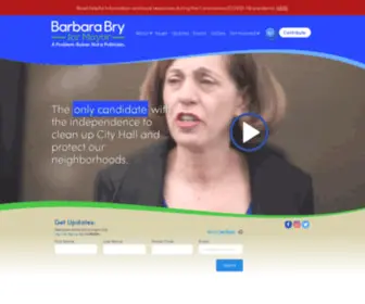 Barbarabry.com(Barbara Bry for Mayor of San Diego 2020) Screenshot