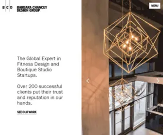 Barbarachanceydesign.com(Fitness Studio Design) Screenshot