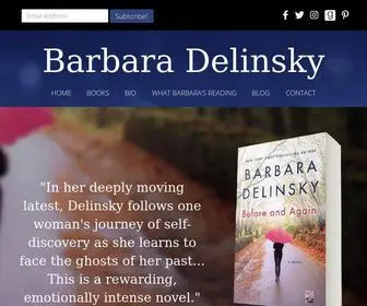 Barbaradelinsky.com(Barbara Delinsky) Screenshot
