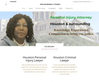 BarbarajHudsonattorney.com(Attorney Barbara J) Screenshot