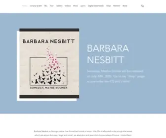 Barbaranesbitt.com(Barbara Nesbitt has a voice strong) Screenshot