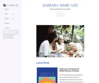 Barbaranimri.com(Barbara Nimri Aziz) Screenshot