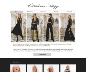 Barbaranogg.com(Barbara Nogg Better Womens Clothing for the Trade) Screenshot