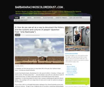 Barbararachkoscoloreddust.com(Barbara Rachko) Screenshot