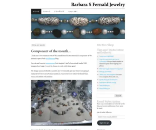 Barbarasfernald.com(Barbara S Fernald Jewelry) Screenshot