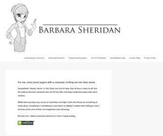 Barbarasheridan.com(Award winning author & co) Screenshot