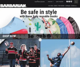 Barbarian.com(Barbarian Sports Wear Inc) Screenshot
