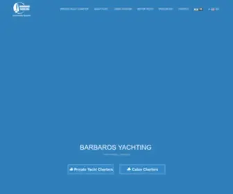 Barbarosyachting.com(Barbaros Yachting) Screenshot