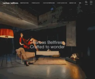 Barbasbellfires.com(Dé fabrikant voor haarden en kachels) Screenshot