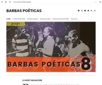 Barbaspoeticas.com(Barbas Poéticas) Screenshot