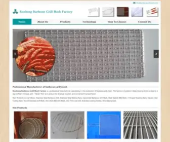 Barbecuegrillmesh.com(Barbecue Grill Mesh Netting for Outdoor Roasting) Screenshot