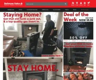 Barbecuesgalore.ca(Barbecues & Fireplaces in Toronto) Screenshot