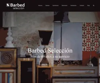 Barbedseleccion.com(Tienda de Muebles en Zaragoza) Screenshot