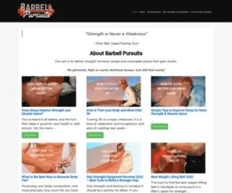 Barbellpursuits.com(Barbell Pursuits) Screenshot