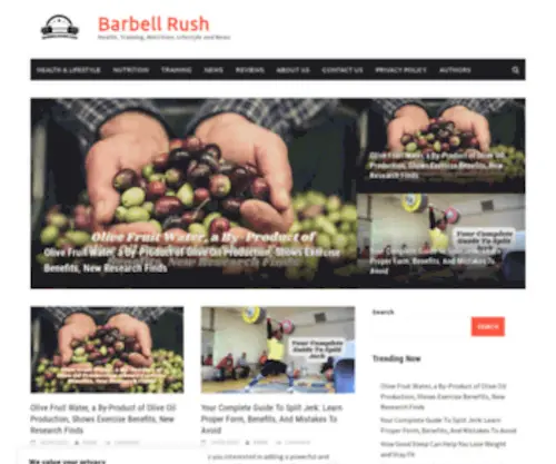 Barbellrush.com(Barbellrush) Screenshot