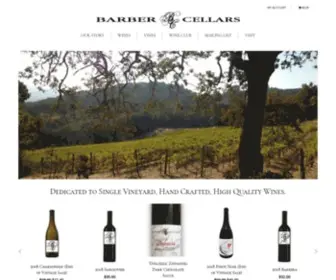 Barbercellars.com(Barber Cellars) Screenshot