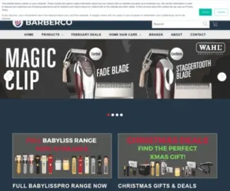 Barberco.com.au(Barber supplies at trade prices from Barberco) Screenshot