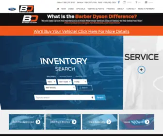 Barberdysonford.net(Barber-Dyson Ford Lincoln) Screenshot