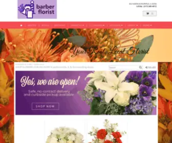 Barberflorist.com(Jacksonville Florist) Screenshot